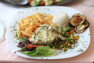 interior of the restaurant