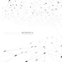 Vector network background abstract polygon triangle.