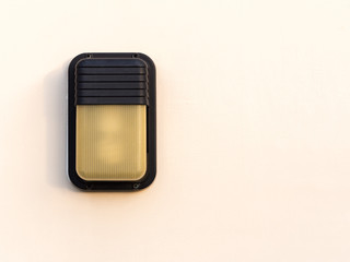 Outdoor lamp on the wall