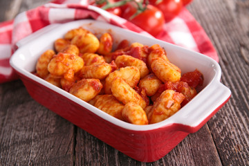 gnocchi with tomato sauce