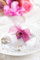 Wedding place setting