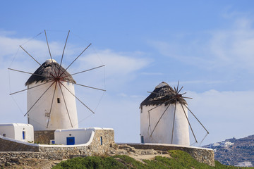 The famous Mykonos windmills