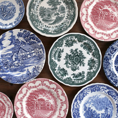 Vintage plates