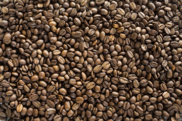 Coffee beans background