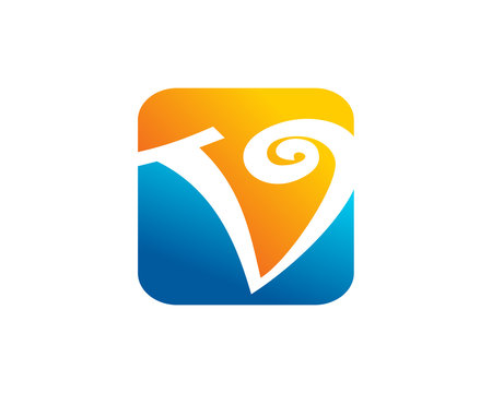 Letter V Logo Image