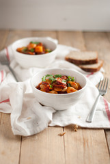 beans with chorizo