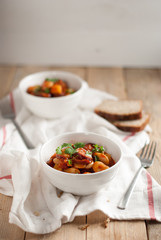 beans with chorizo