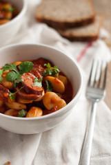 beans with chorizo