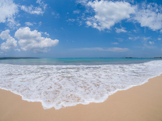 The Kuta beach in Bali