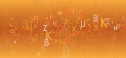 LETTERS BACKGROUND (vector abstract theme)