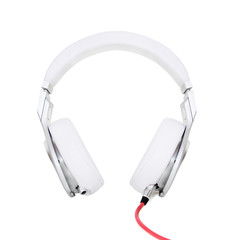 Headphones on a white background
