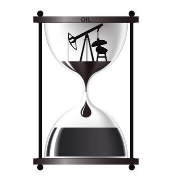 oil in the hourglass