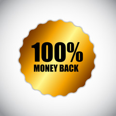 Naklejka premium Best Choice Label with Ribbon Vector Illustration