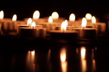 Kerzenschein Teelichter