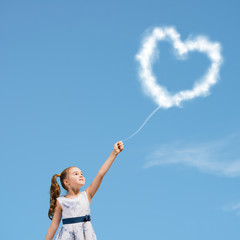 Girl with balloon