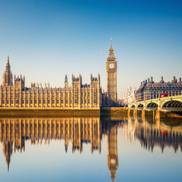 Fototapeta Big Ben and Houses of parliament, London