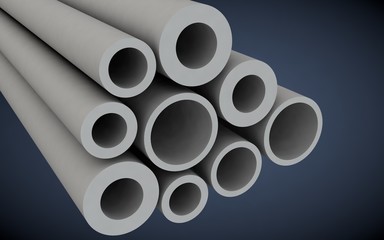 Plastic pipes for heating systems and water supply