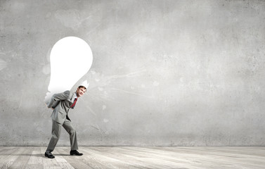 Obraz premium Man in crown