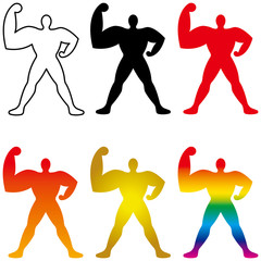 人物　アイコン　シルエット