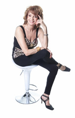 Fototapeta premium A Studio Portrait Of a Senior Woman