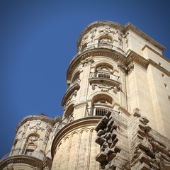 Fototapeta na wymiar Cathedral in Malaga