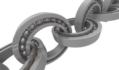 Цепь из подшипников качения © waldemarus