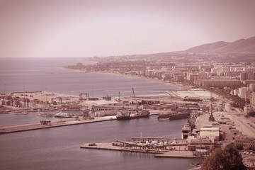 Retro Malaga, Spain. Cross processed tone.