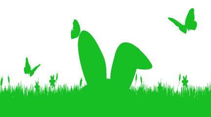 Vector illustration with Easter theme.