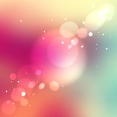 Abstract soft blurred vector background with bright light