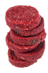 Pile de steaks hachés