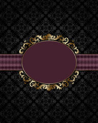 Elegant , black background