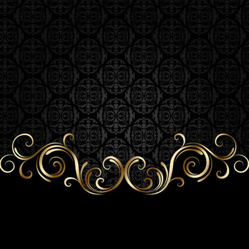 Black and golden background 2