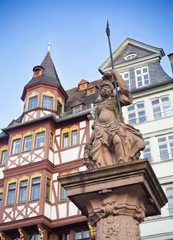 Naklejka na ściany i meble statue in Frankfurt