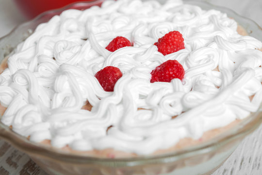 Raspberry biscuit  cake - sweet delight