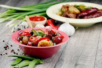 New roasted baked potato