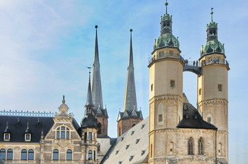 Fototapeta na wymiar Marktkirche, St. Marien, Halle (Saale), #0013