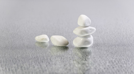 white stones relaxation zen