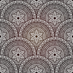 Vector Seamless Hand Drawn Doodle Pattern