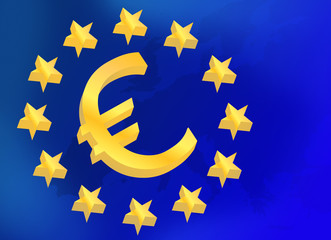 euro, strefa euro, unia europejska - obrazy, fototapety, plakaty