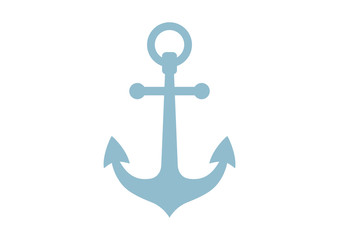 Anchor vector icon on white background