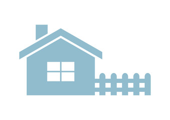 House vector icon on white background