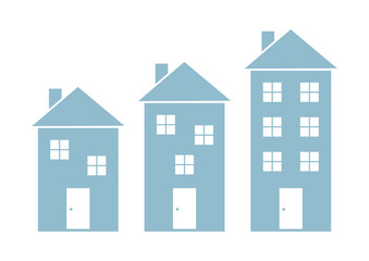House vector icon on white background