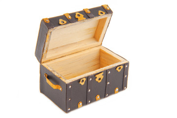 chest ark vintage isolated on white