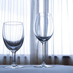 empty wine glass