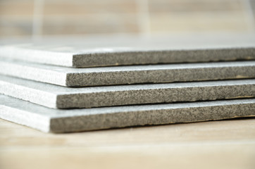 Stack of ceramic tiles