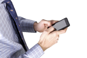 Businessman using a smart phone