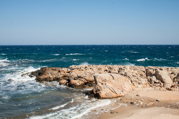 The sea and the waves