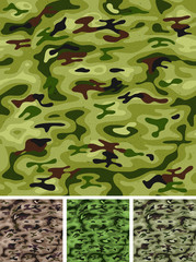 Seamless Military And Hunting Camo