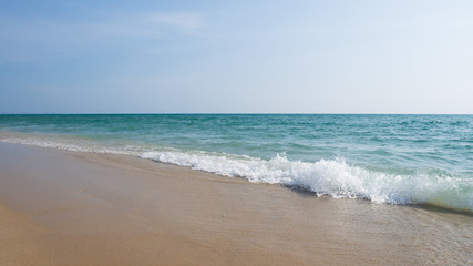 sea wave and beach