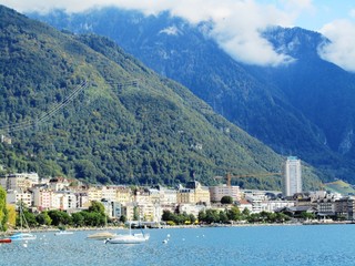 Montreux am Genfer See - Schweiz